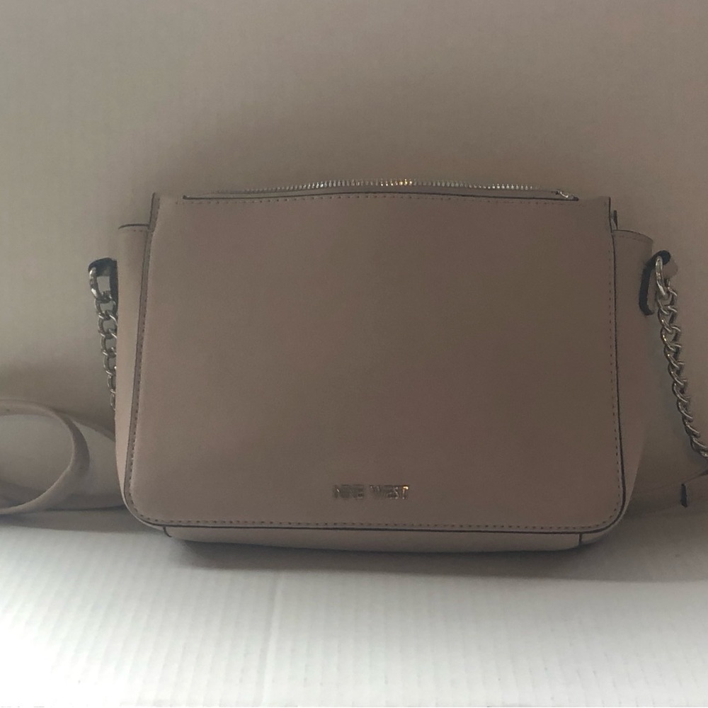 Nine West Light Pink Beige Crossbody Bag